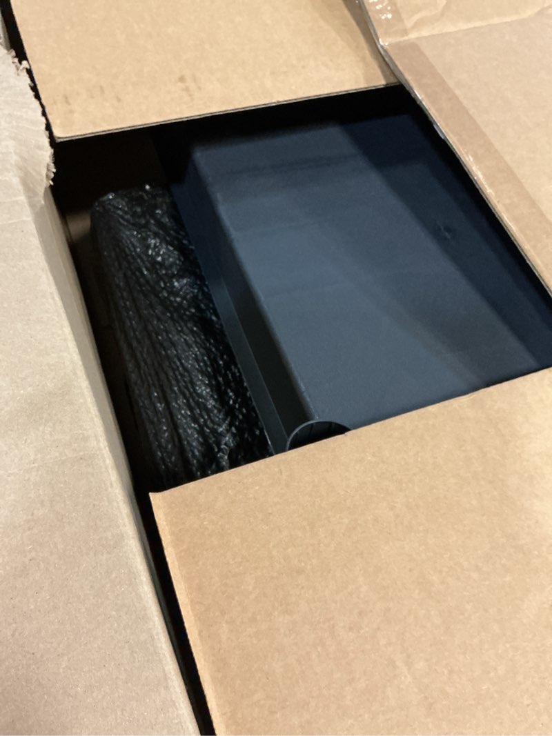 Condition photo showing As Is for plano 4-shelf plastic storage shelves, 48” x 23” x 14”, 200lb capacity, pantry, office, closet and garage shelves, easy to assemble, durable plastic shelving unit 4-shelf 200lb