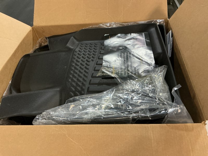 Condition photo showing Good Condition for hafidi® floor mats fit for 2016-2023 mazda cx-9 (only fit 7 passenger) all weather protection tpe anti-slip automotive floor liners, fits 1st & 2nd & 3rd row full set cx9 custom accessories, black 12) for cx9 7 seats 2016-2023 floor mats