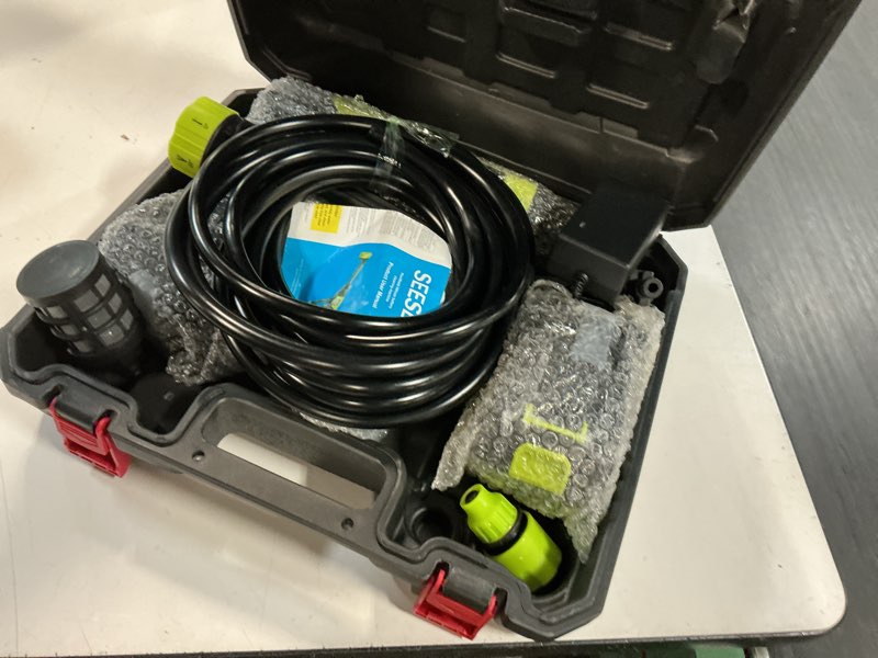 Condition photo showing Good Condition for cordless pressure washer gun: 1000 psi portable electric washer for vehicle, driveway & deck - ergonomic handle design with 30min runtime & 6-in-1 nozzle