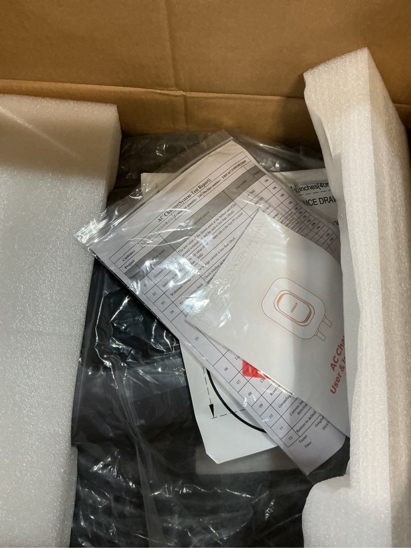 Condition photo showing New/Like New for ev charger level 2, tessan 40a/240v electric vehicle fast charging station for home, electric car charger equipment 25ft cable with holder for indoor, outdoor, nema 14-50 plug