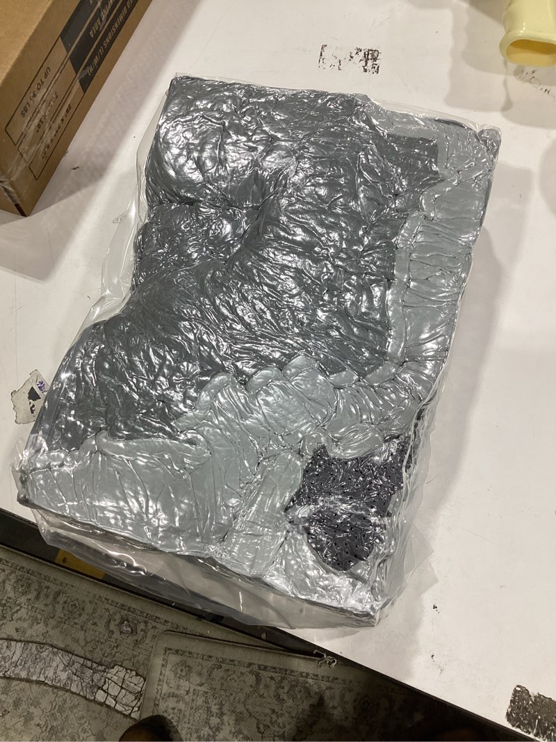 Condition photo showing New/Like New for Orthopedic Dog Bed with Sides - Dog Sofa Beds for Medium Dogs, Supportive Foam Pet Couch Bed with Washable Removable Cover, Waterproof Lining and Non-Slip Bottom, Grey - M 28.0"L x 23.0"W x 6.5"Th Grey