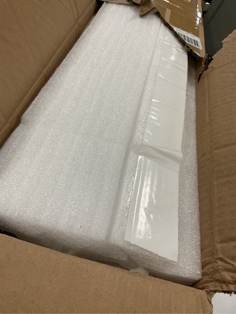 Condition photo showing Good Condition for pangda 16 pcs pool cove for 18ft above round pool, 46" foam pools liner protection strips above ground pools accessories, peel and stick strips white molding for vinyl ground support