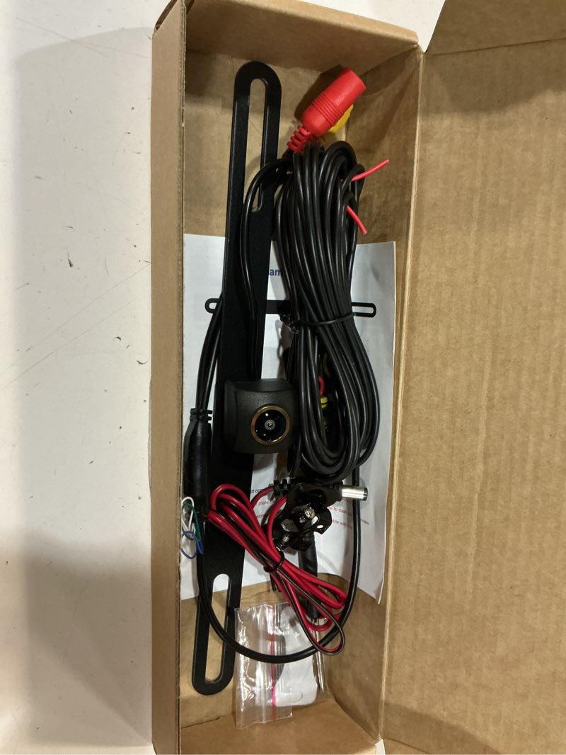 Condition photo showing Good Condition for backup camera for car - 170° wide angle license plate reverse camera | backup camera with plate lincense hd image camera guide line