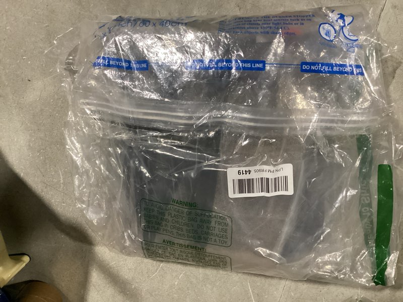 Condition photo showing Good Condition for DIMJ Closet Storage Bins 6 Pack - Fabric Storage Baskets for Shelves, Collapsible Clothes Organizers with Handles, Trapezoid Shelf Organization Storage Cubes for Purse, Toys, Books, Towel, Clothes Blended Gray 6 Bins 11.4"x11.4"x7.8"