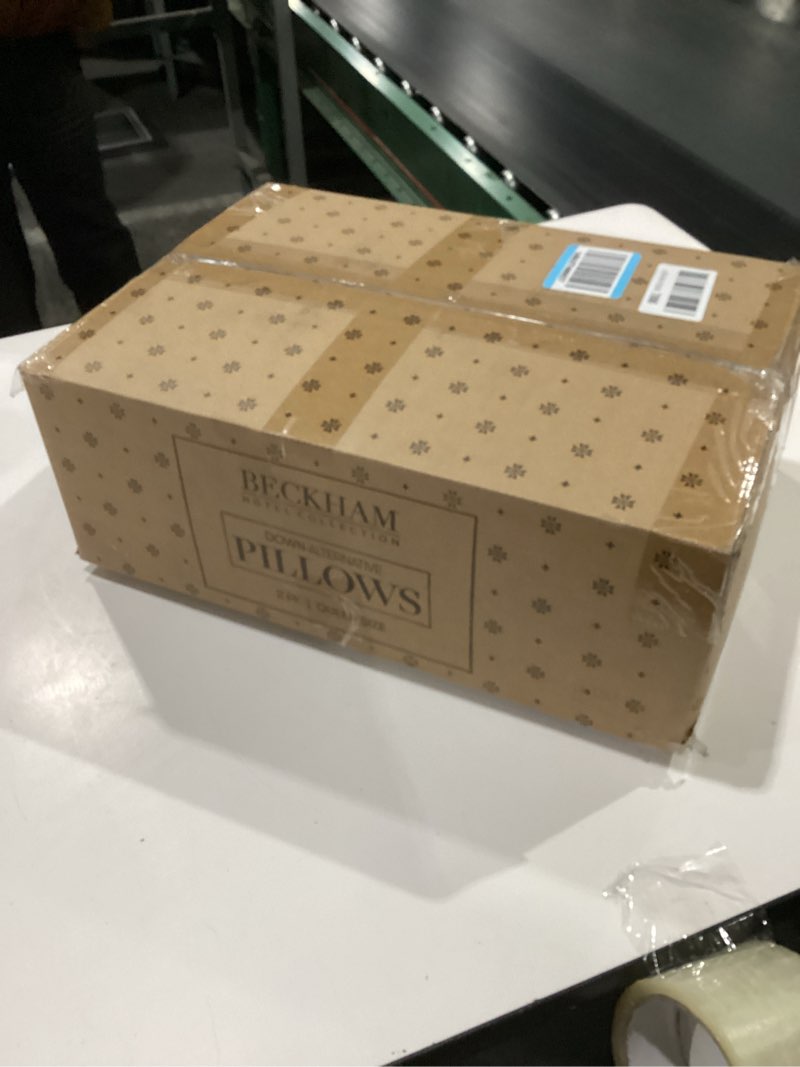 Condition photo showing New/Like New for Beckham Hotel Collection Bed Pillows Standard/Queen Size Set of 2 - Original Soft Down Alternative Pillow for Sleeping - Soft Support for Back, Stomach or Side Sleepers