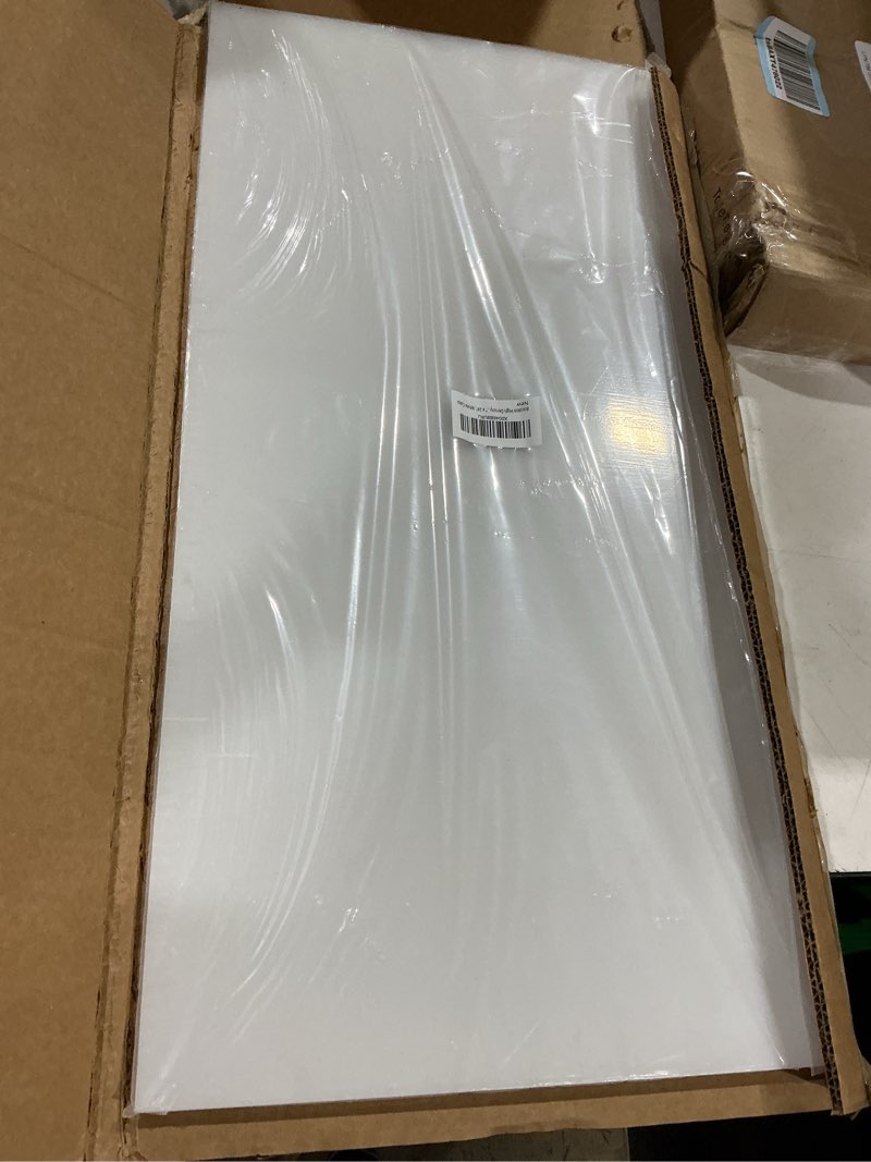 Condition photo showing Good Condition for high density polyethylene sheets hdpe plastic sheet board for diy, heavy duty industry, 1/4" thick,size 12" x 24", white color