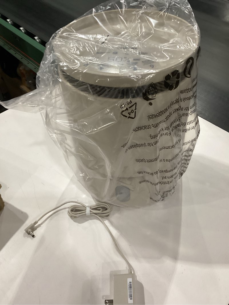 Condition photo showing New/Like New for BLUEAIR Room Humidifier - DreamWell - 48Hr Top-Fill Mist-Free InvisibleMist Technology Aroma Stone for Essential Oils and Soothing Mood Lighting - Quiet Operation for Bedroom and Home Use, Beige
