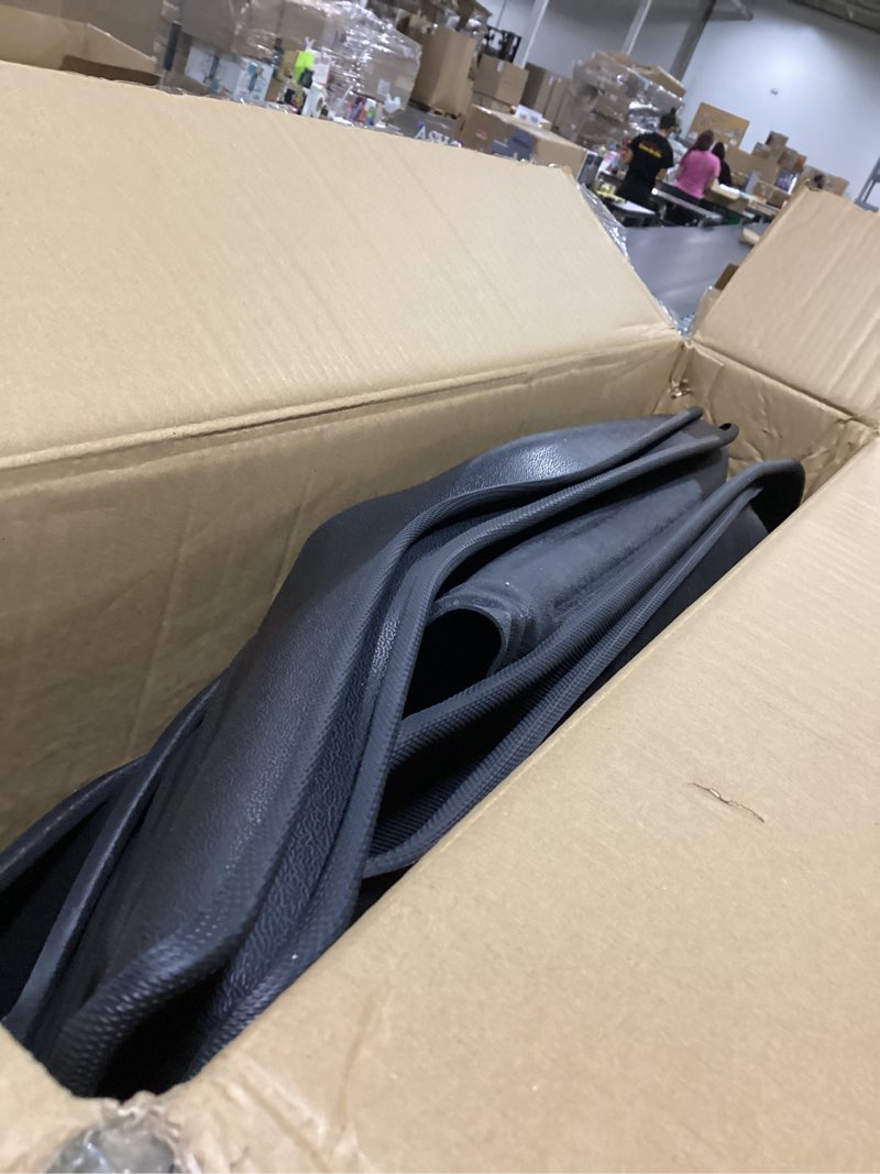 Condition photo showing New/Like New for floor mats for new 2025-2026 tesla model y juniper, set of 6 all weather thicken tpe floor mats waterproof anti-slip front & rear trunk mats liners, custom fit for tesla model y accessories for model y juniper 2025 2026 5-seat*6pcs