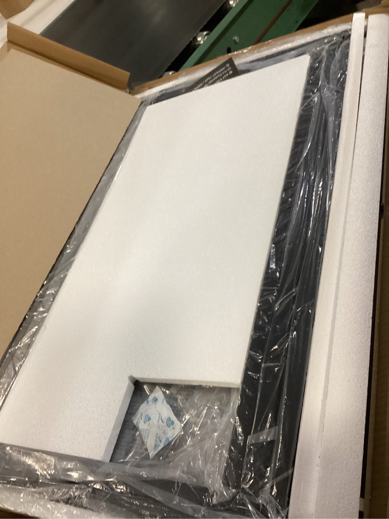 Condition photo showing Good Condition for DUMOS 32 in Small Computer Desk for Home Office, Modern Study Work Table Simple Style for Bedroom, Writing Desks with X-Shaped Reinforcement, Rust 32 Inch-1 Pack Wood Brown