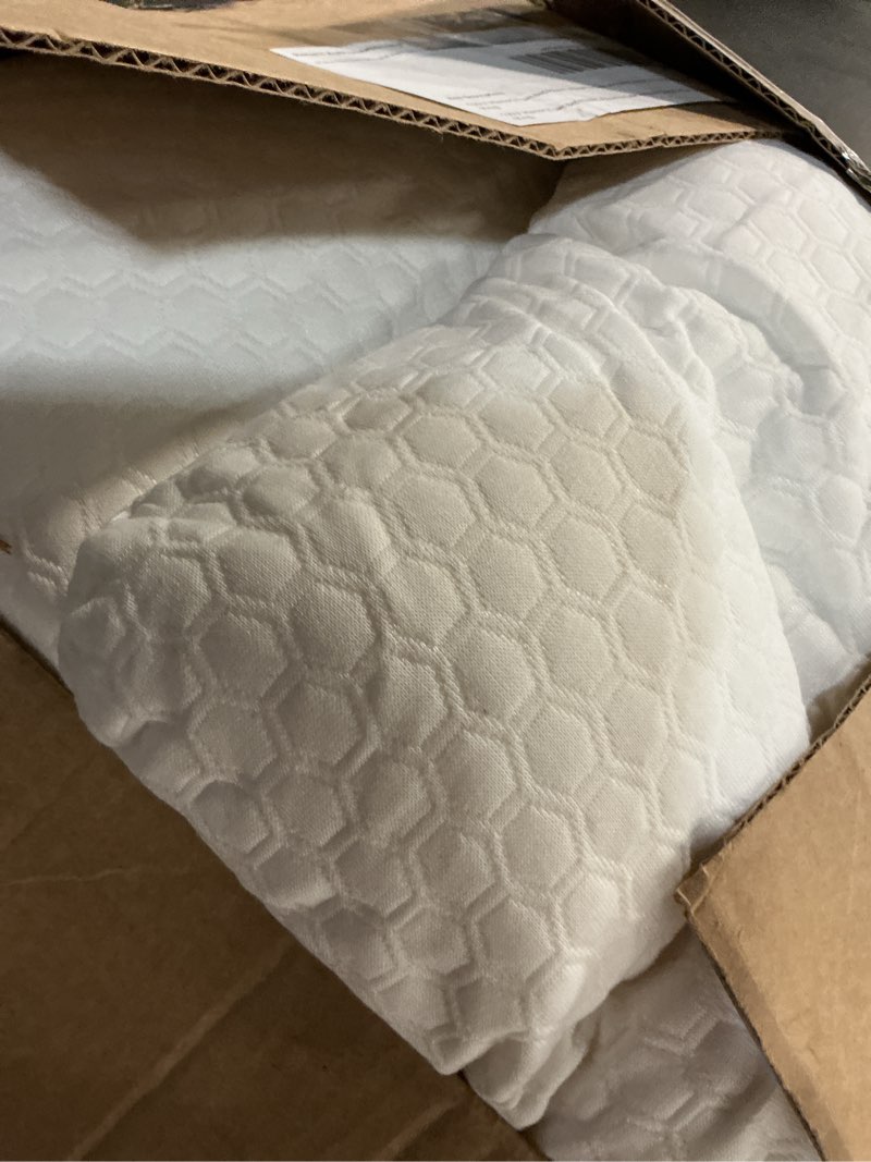 Condition photo showing As Is for csdlf memory foam bed pillows, pillow for side and back sleeper, pillow for neck pain relief, washable removable cover, soft, white (king)