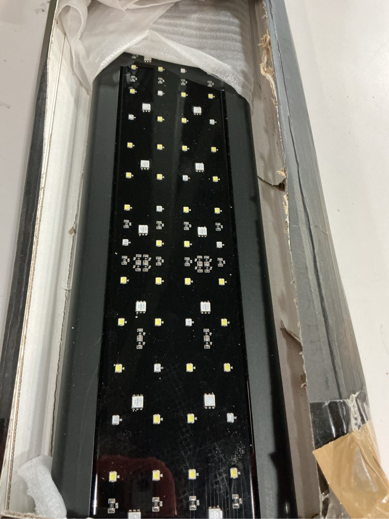 Condition photo showing Good Condition for hygger 58W LED Aquarium Light, 24/7 Mode Fish Tank Light with Timer, IP68 Waterproof Full Spectrum Aquarium Plant Lights, Adjustable Brightness Extendable Bracket Memory Function for Freshwater 58W for 47-53 inch fish tank