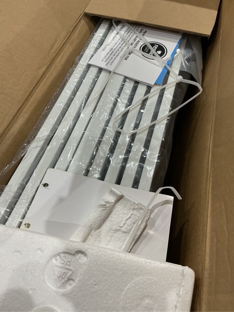 Condition photo showing Good Condition for regalo safety 194-inch super wide baby gate & play yard, 2-in-1 convertible extra wide safety barrier, hardware mounted for toddlers & pets, american designed, american owned, for children 6-24 months 50.5-192"w x 28"h white