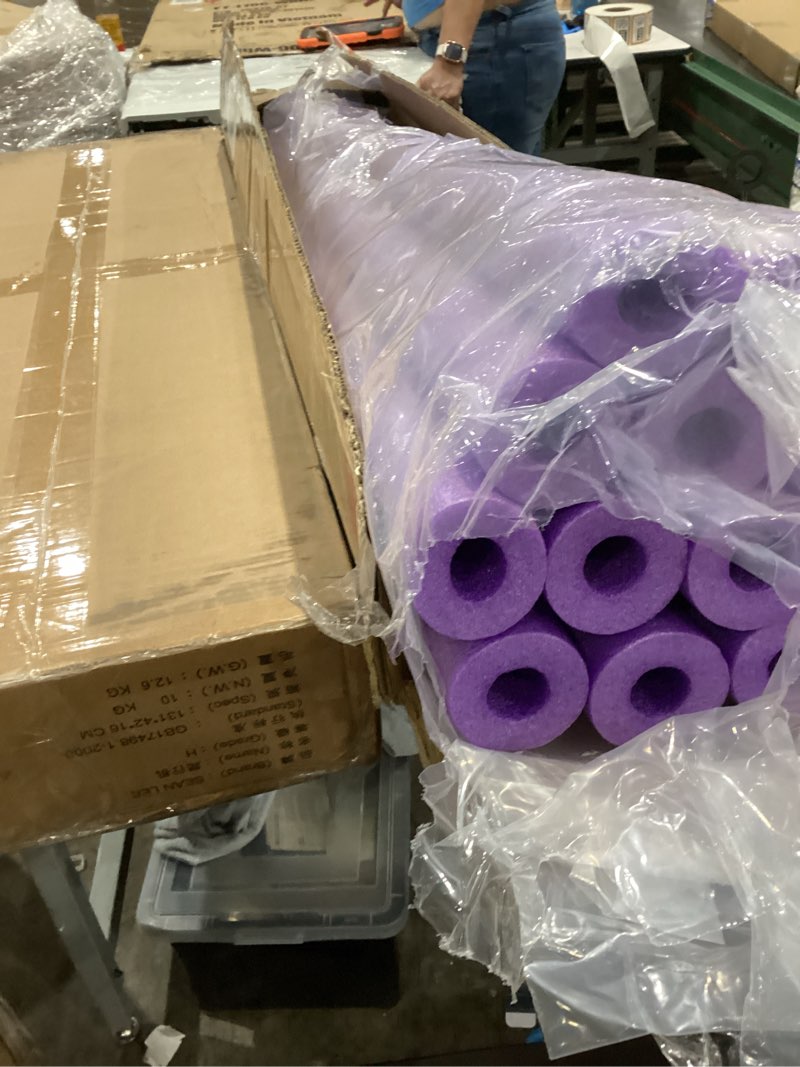 Condition photo showing Good Condition for oodles of noodles deluxe rainbow pool noodles foam - pack of 12- approx. 48 inch x 2.5 inch multi-purpose foam tubes, pool noodles bulk floats for pool, exercise, crafts, padding, insulation & more
