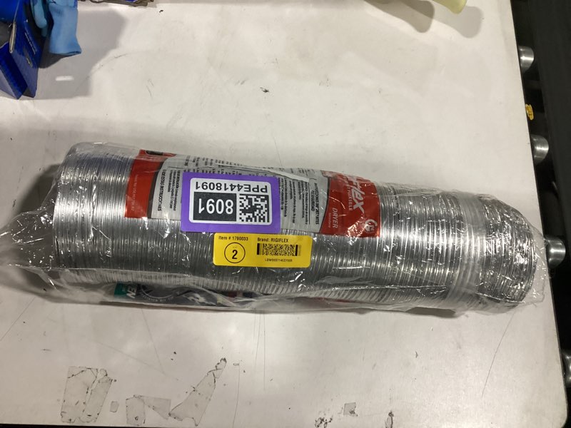 Condition photo showing As Is for RIGIFLEX Dryer vent