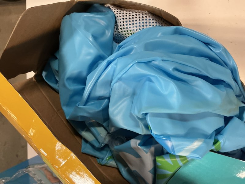 Condition photo showing As Is for hobie inflatable day bed float with backrest  ages 8 & up  unisex