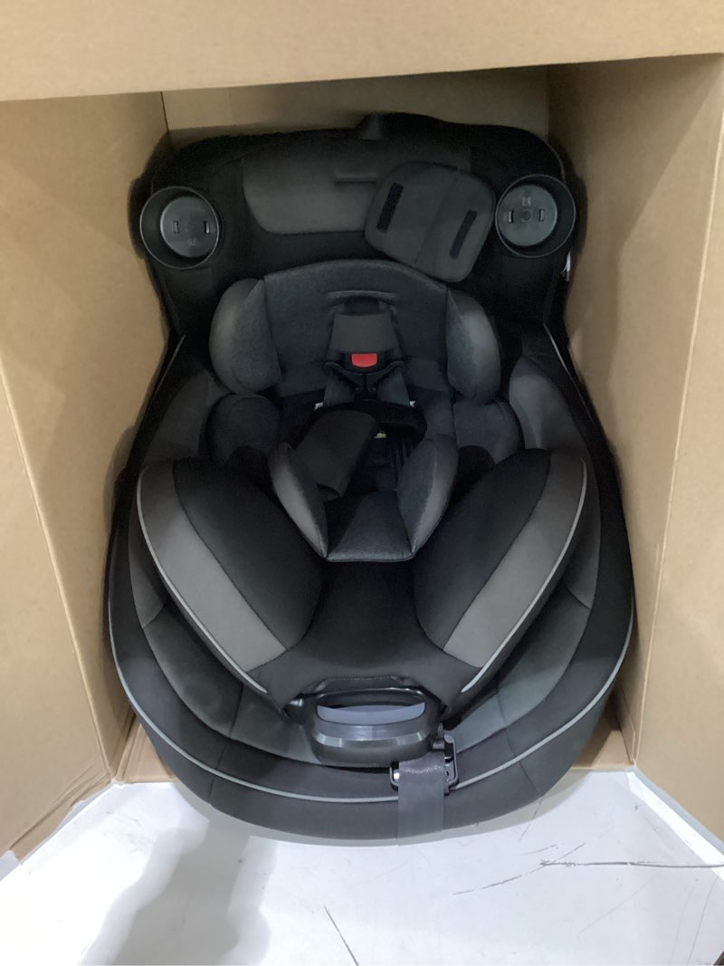 Condition photo showing As Is for Safety 1st Grow and Go All-in-One Slim Convertible Car Seat, Rear Facing, 5-40 lbs, Forward Facing (30–65 lbs), High Back Booster Seat 40-100 pounds, Black Phantom Black Phantom Original