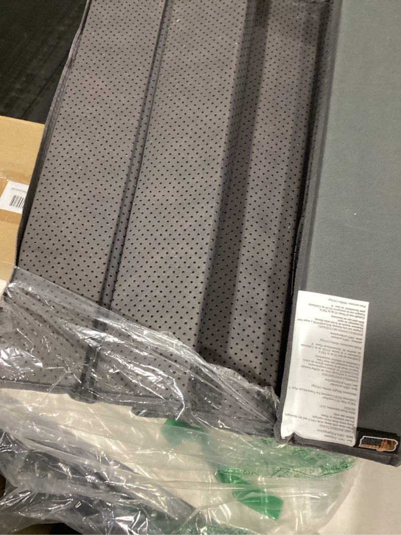 Condition photo showing Good Condition for similar product not like stock photo heavier mat Gorilla Grip The Original Water Resistant Cat Litter Box Trapping Mat 35x23, Easy Clean, Textured Backing, Traps Mess for Cleaner Floors, Less Waste, Stays in Place for Cats, Soft on Paws, Gray