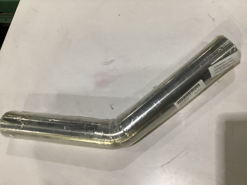 Condition photo showing Good Condition for x autohaux 45 degree bend 2.5" od car diy custom mandrel exhaust pipe 2.5 inch tube pipe 11.81 inch end to end t304 stainless steel universal fit