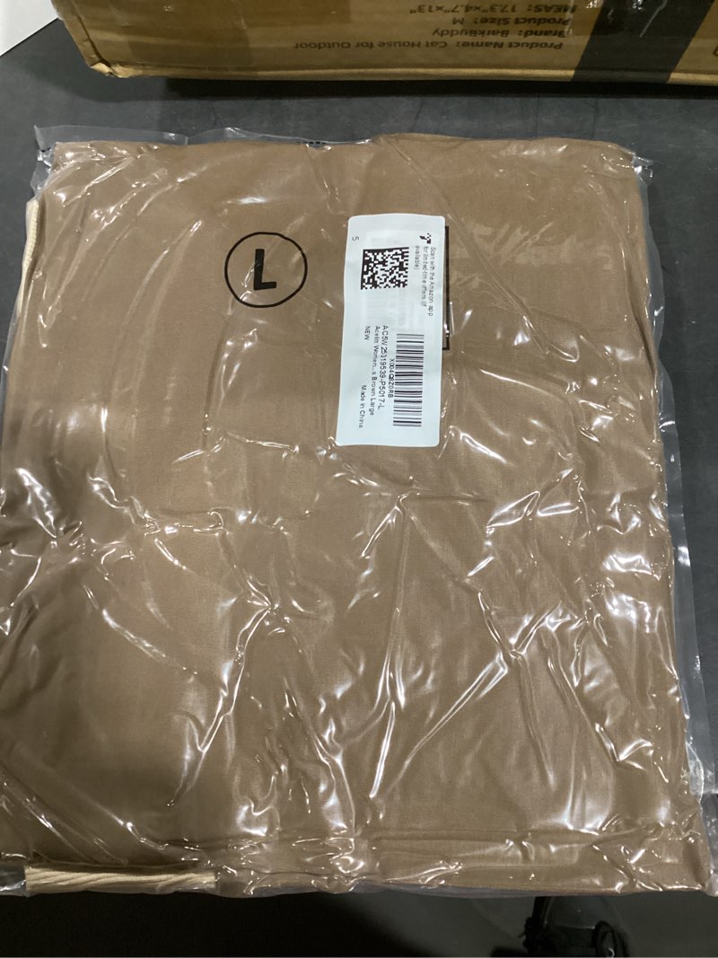 Condition photo showing New/Like New for Acelitt Women Casual Long Sleeve Crewneck Sweatshirts Pullover Tops,S-XXL Large Brown