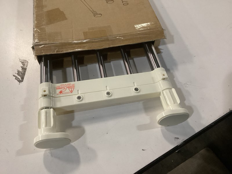 Condition photo showing Good Condition for BAOYOUNI Tension Shelf Adjustable Closet Rod Space Saving Wardrobe Clothes Dividers Ivory, 33.07-46.26 Inches (33.07-46.26) IN