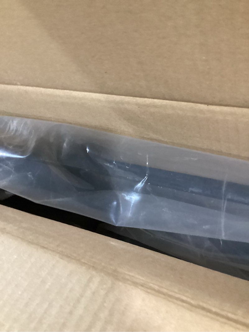 Condition photo showing As Is for palisade 94 in. vinyl trim kit in ashen slate