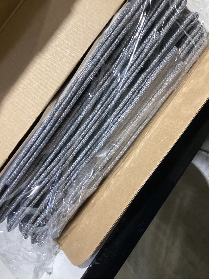 Condition photo showing Good Condition for 6Pack Sheet Organizers and Storage - King/Queen Size Sheet Storage Organizer with Window, Foldable & Dustproof Sheet Organizer for Linen Closet for Summer Blankets & Sheet Sets,Grey Grey 6 Pack