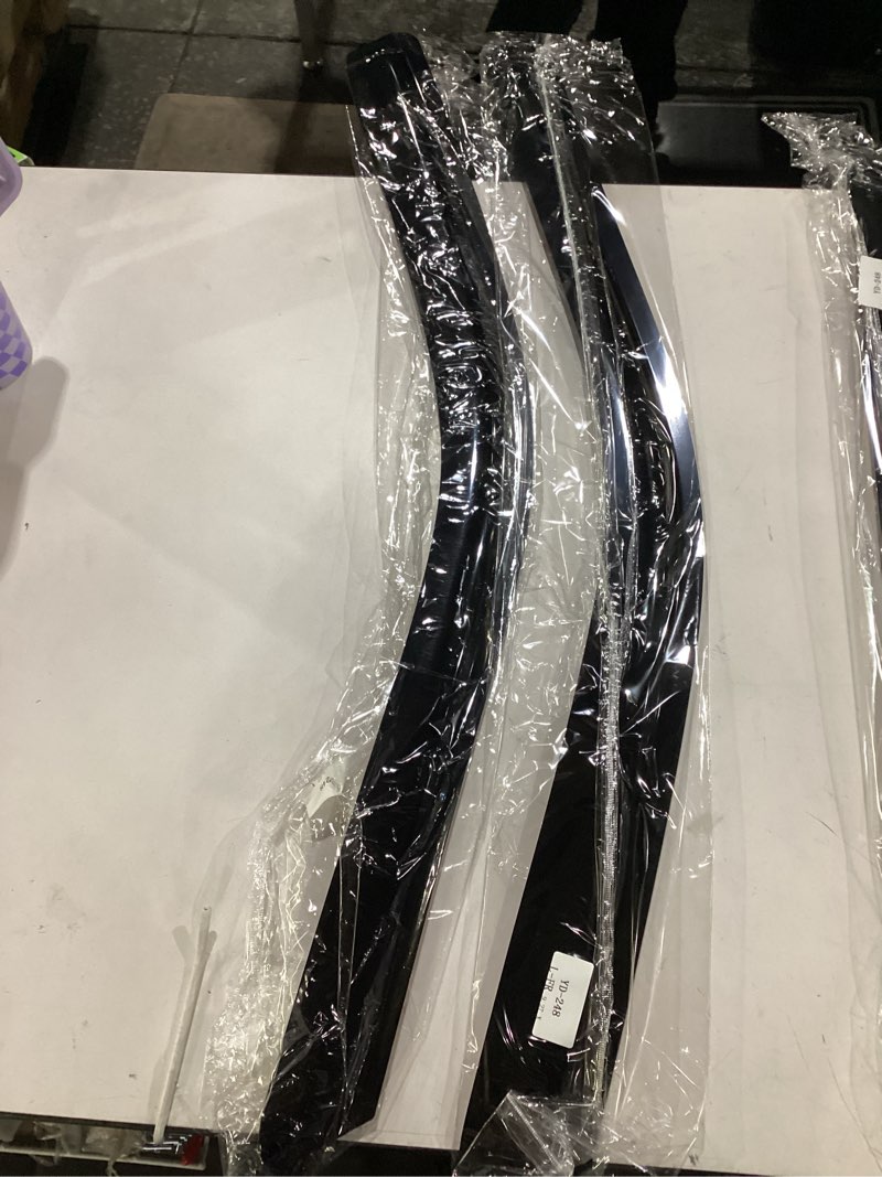 Condition photo showing New/Like New for window visors rain guards for 2015-2025 ford f150 supercrew, out-channel sun rain shades window vent deflectors for 2017-2025 f-150 raptor f250 f350 f450 f550 super duty crew cab, for full-size cabs 2015-2025 f150 supercrew