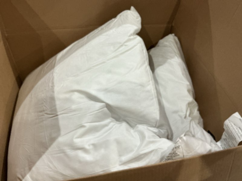 Condition photo showing Good Condition for miulee throw pillows inserts, pack of 2 18x18 inch 100% virgin fiber filling bed couch pillows