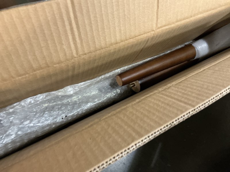 Condition photo showing Good Condition for solid wood table desk, coffee table end table round for kitchen dining room, living room, bedroom and restaurant, 4 legs removable-walnut