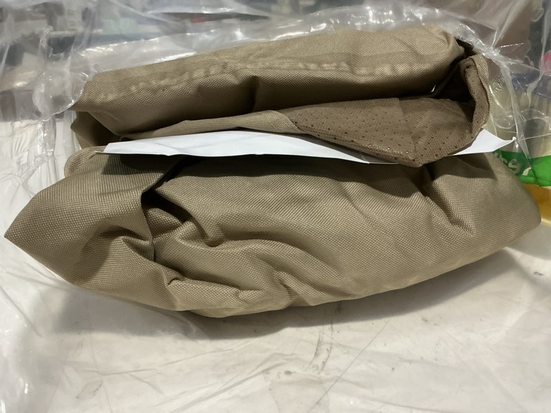 Condition photo showing As Is for duckcovers elegant waterproof 54 inch rectangle fire pit cover, outdoor firepit cover