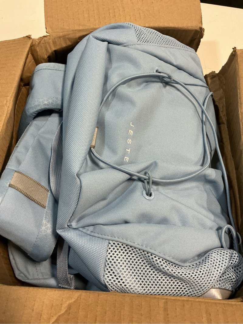 Condition photo showing Good Condition for the north face women's jester everyday laptop backpack - commuter travel bag, laptop sleeve, water-repellent, steel blue, one size one size steel blue