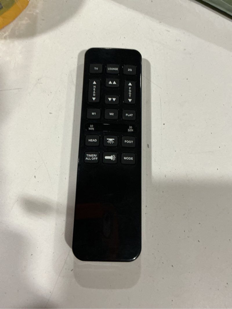 Condition photo showing As Is for pzl replacement remote control for richmat hjh55 hjh92s, for mattress firm 600/3000 series nu203cb adjustable bed base, for bcp adjustable bed frame sky8064 sky8065 sky5671 sky5679