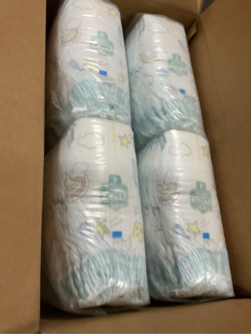 Condition photo showing New/Like New for Pampers Diapers - Swaddlers 360° - Size 4, 132 Count, up to 100% Leakproof Comfy Dry Fit, Designed for Easy Changes, Pull On Baby Diaper (Packaging May Vary) Size 4 132