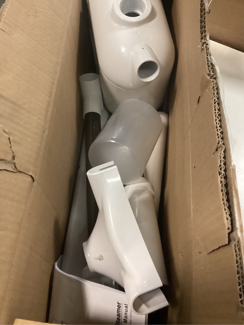 Condition photo showing As Is for artist hand facial steamer professional 4 in 1 hot and cold facial steamer with 5x led magnifying lamp, esthetician steamer for facial fast heating, skin care machine for beauty salon spa home use white hot/cold & magnifying lamp 4-in-1