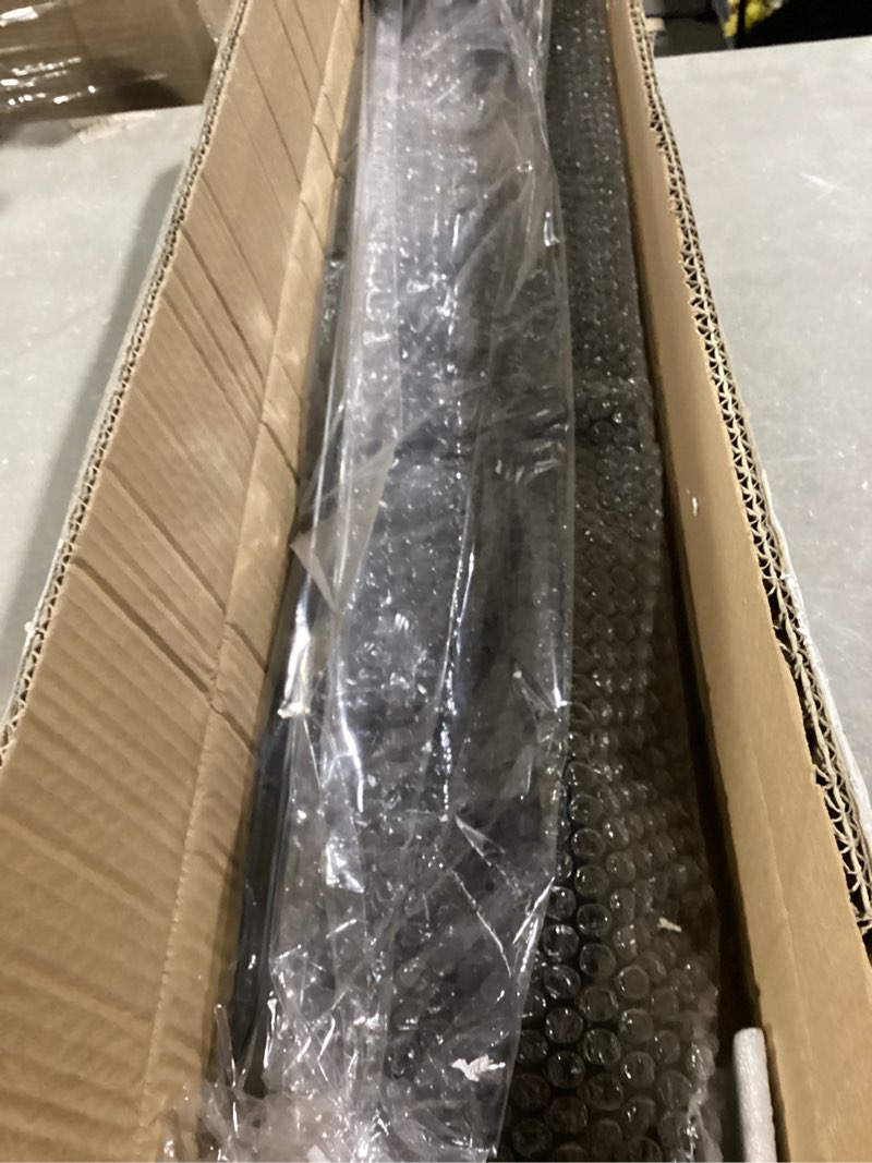 Condition photo showing Good Condition for MyGift 33 Inch Wide Over The Stove Top Spice Shelf, Rustic Coal Black Solid Wood and Industrial Black Metal Space Saving Stovetop Range Storage Display Rack