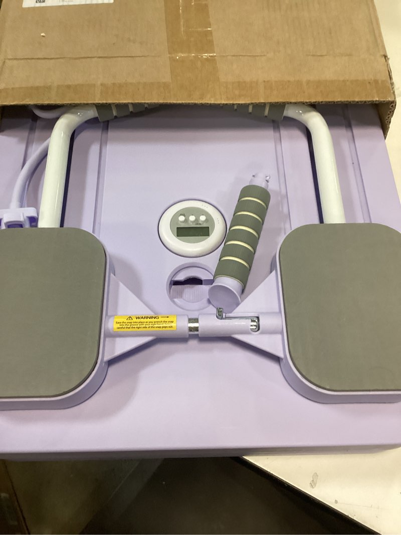 Condition photo showing As Is for JANUA Pilates Board - Pilates Reformer Set, Multi-Purpose Foldable Pilates Reformer Board for Home, 5 in 1 Pilates Sliding Board