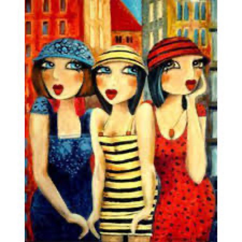 Similar Friendship Sister Flower 24 X 16cm paint by numbers kit