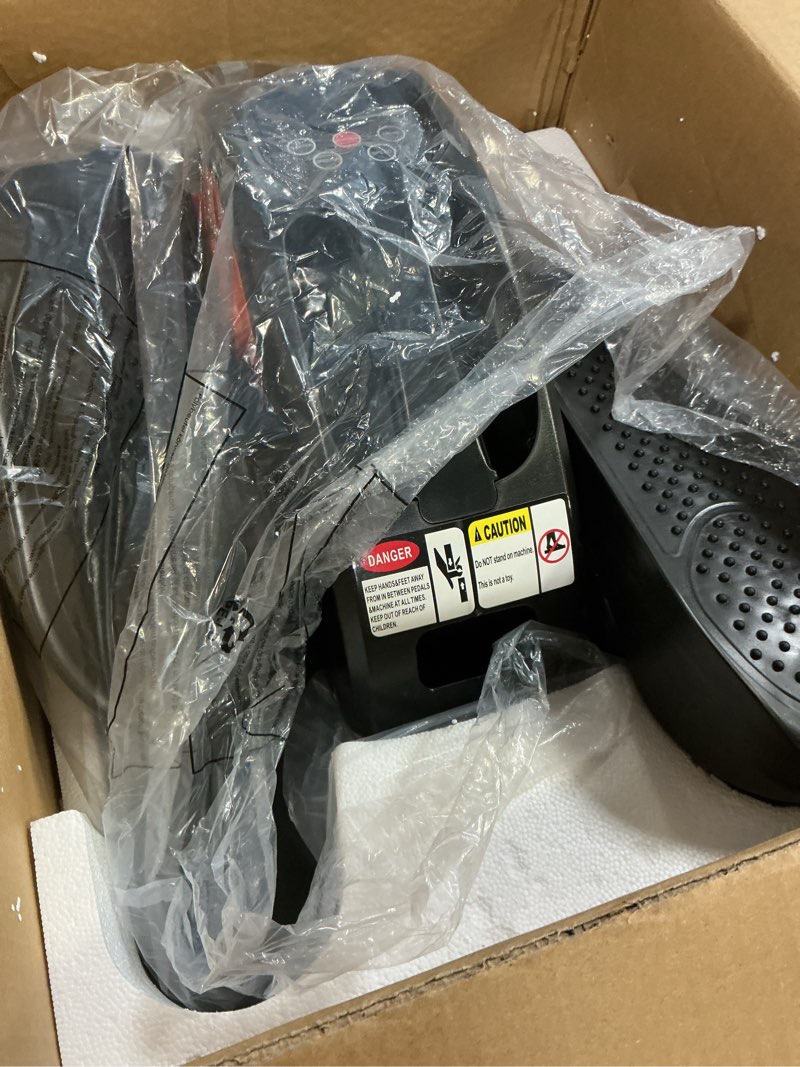 Condition photo showing Good Condition for under desk elliptical, electric seated pedal exerciser, quiet & compact mini ellipse leg exerciser with display monitor, remote control and 12 adjustable speeds, elliptical machine for home orange