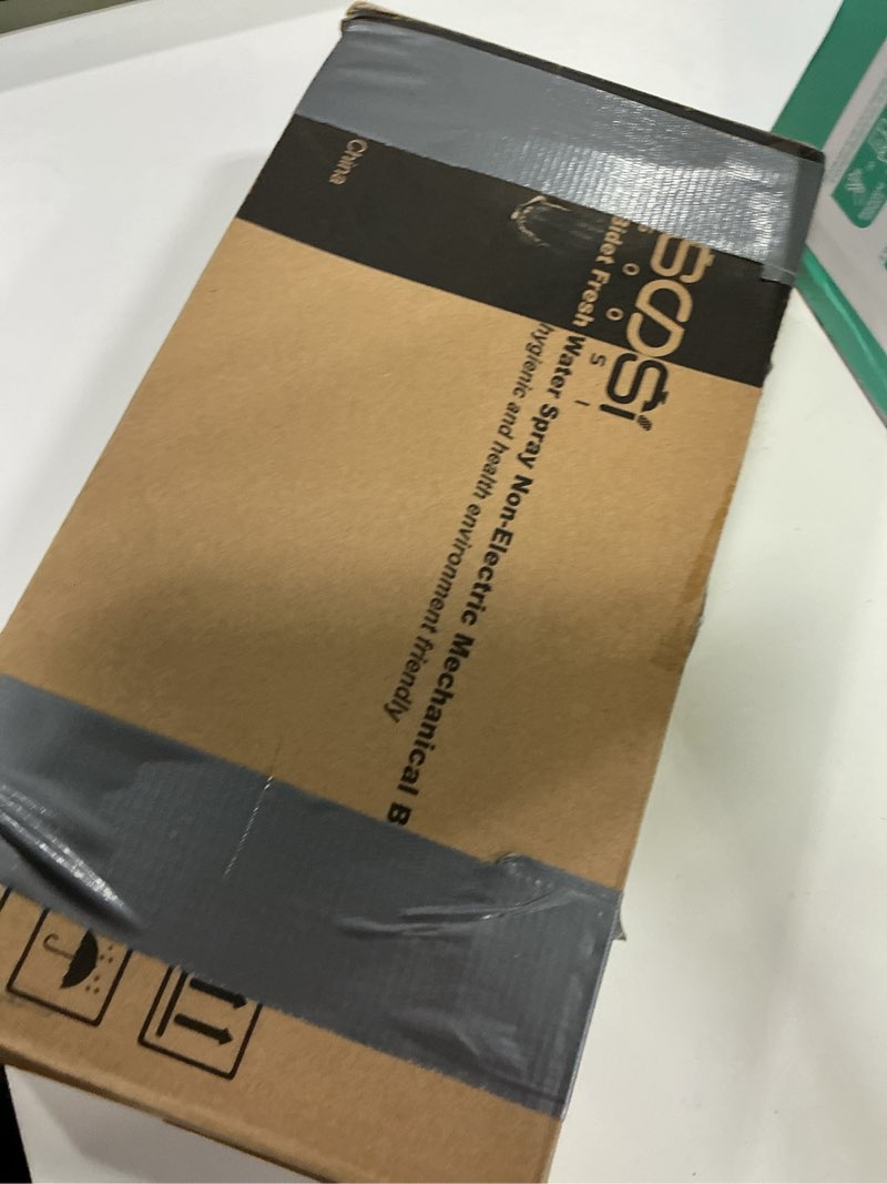 Condition photo showing Good Condition for Ultra-Slim Bidet Attachment for Toilet Dual Nozzles Feminine & Rear Wash Bidet Toilet Seat Attachment Non Electric Self Cleaning Fresh Cold Water Toilet Bidets Spray Jet Easy Install (Silver)