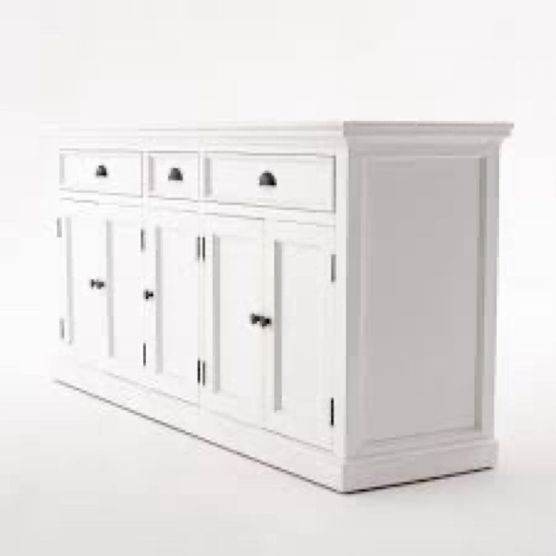 Halifax Bottom Part - Kitchen Hutch Cabinet With 5 Doors 3 Drawers