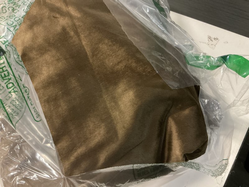 Condition photo showing Good Condition for PRIMROSE 100% Full Blackout Brown Velvet Curtains 84 inch Long for Living Room,Set of 2 Liner Rod Pocket Back Tab Thermal Window Curtains Room Darkening Heavy Decorative Curtains Drapes for Bedroom Brown 52"W x 84"L (Pack of 2)