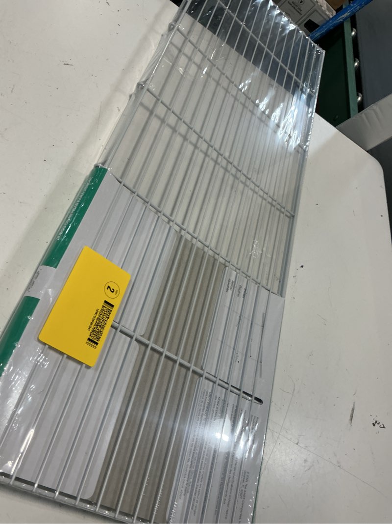 Condition photo showing Good Condition for closetmaid shelftrack 3-ft x 12-in white adjustable wire shelf