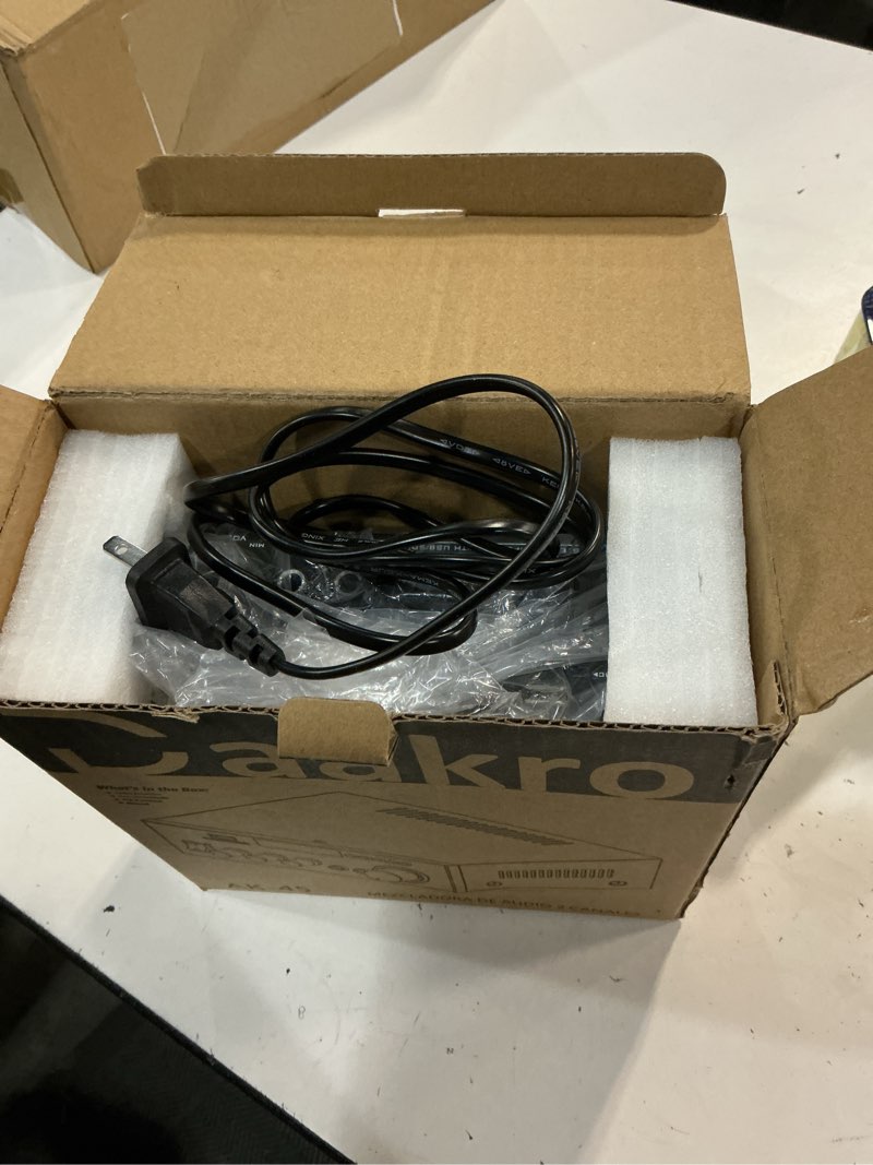 Condition photo showing Good Condition for daakro ak45 stereo audio amplifier,300w home 2 channel wireless bluetooth 5.0 power amplifier system, home amplifiers fm radio, usb, sd card, with remote control home theater audio stereo system