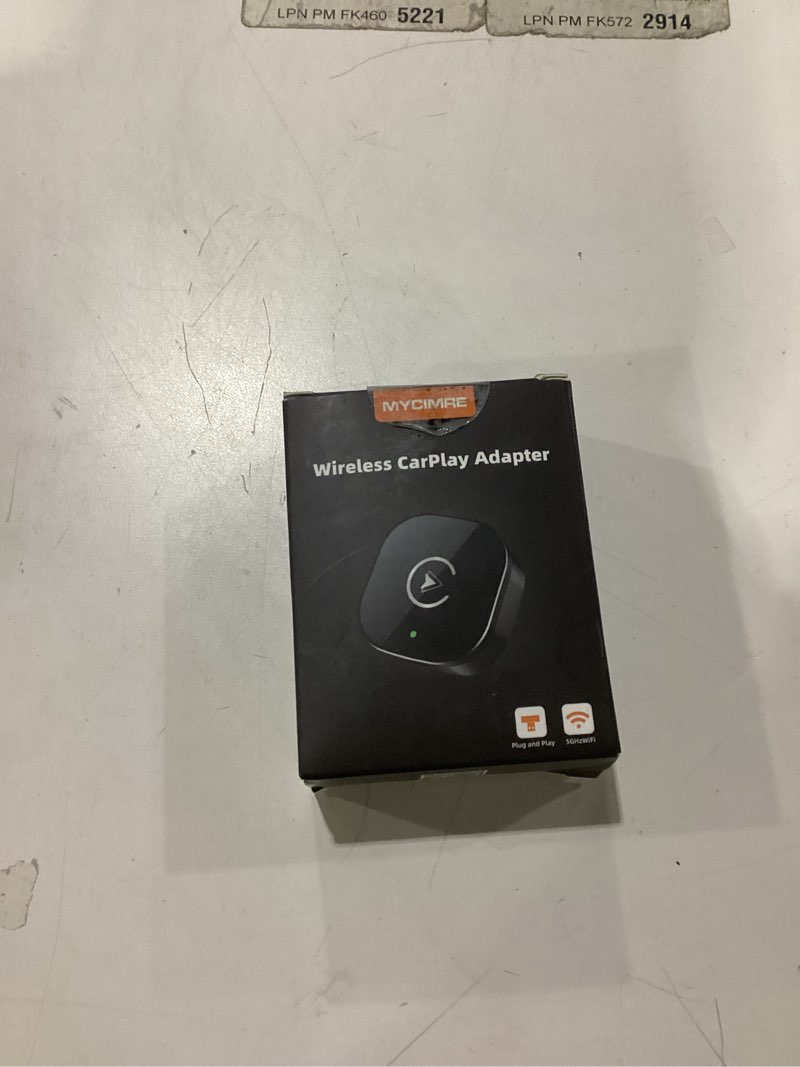 Condition photo showing New/Like New for ?2026 Upgarded?Wireless CarPlay Adapter for iPhone, Mini USB Design for Cars with Wired CarPlay, Fast Connection,5.8GHz WiFi,No Delay, Compatible with iOS 10+ & iPhone 6+, USB/Type C,Plug and Play Black