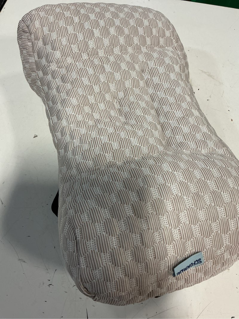 Condition photo showing Good Condition for adjustable neck pillow for recliner, headrest pillow for chair & couch support - ergonomic design cushion with 2 adjustable strap, recliner head pillow for office, home, traveling