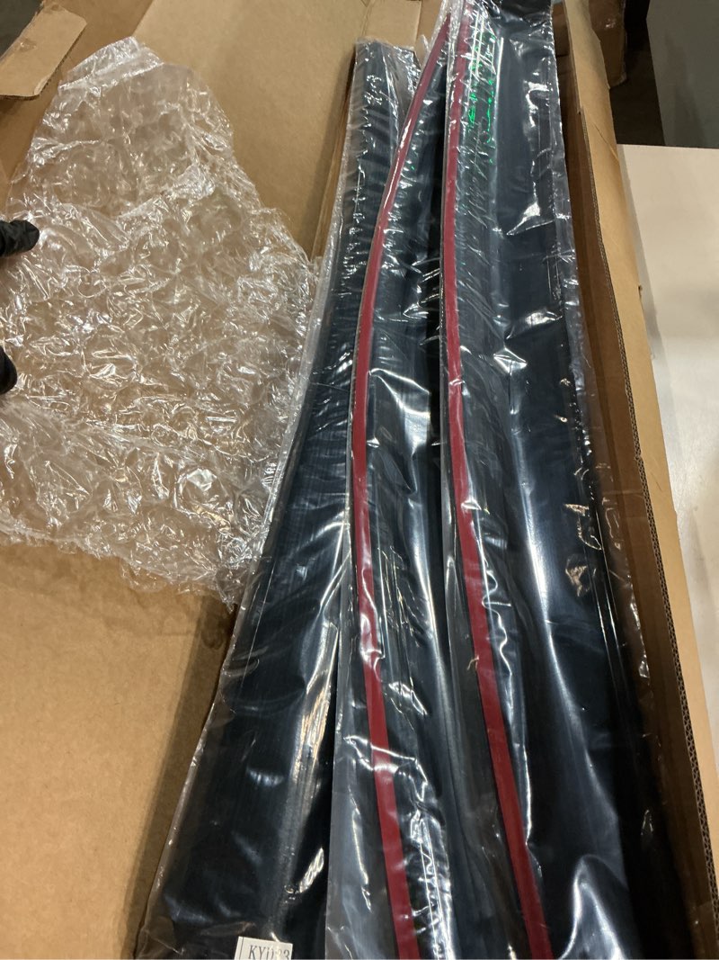 Condition photo showing New/Like New for tape-on sun/rain guard side window visor deflectors rain guards compatible with subaru 2013-2015 xv crosstrek 2016-2017 subaru crosstrek 2012-2016 impreza hatchback?window deflectors for 2012-2017 subaru crosstrek