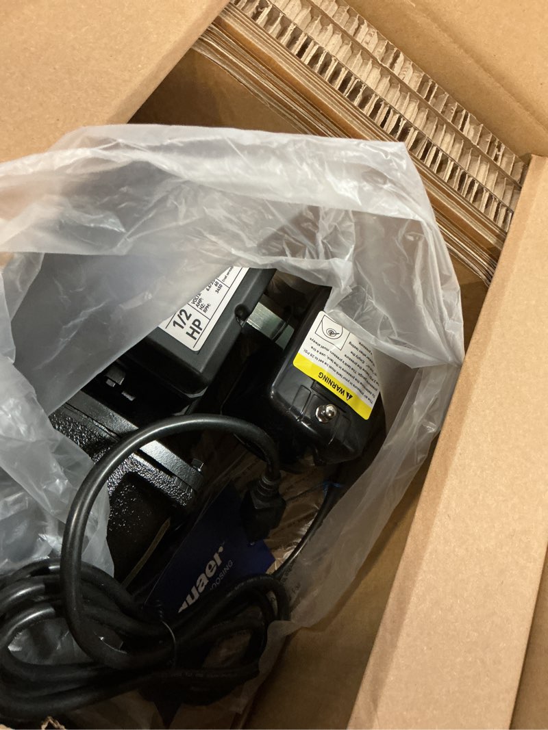 Condition photo showing Good Condition for Acquaer 1/2HP Shallow Well Jet Pump,Cast Iron, Well Depth Up to 25ft, 115V/230V Dual Voltage, Automatic Pressure Switch