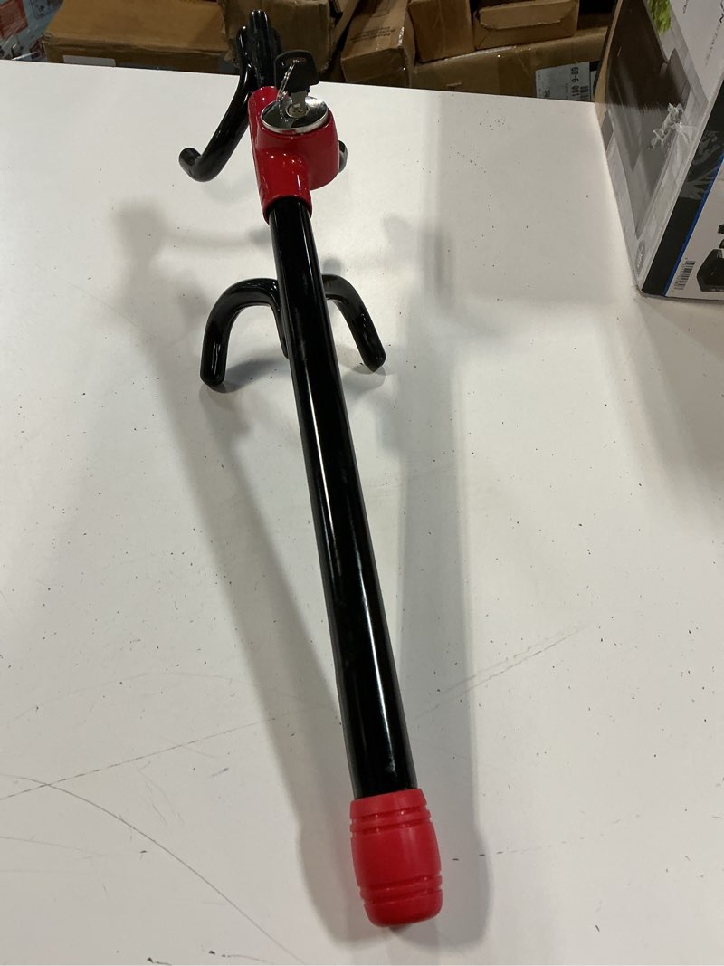 Condition photo showing Good Condition for hyper tough universal steering wheel lock anti-theft car, truck, van and suv lock, red, black