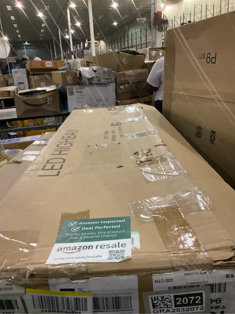 CINOTON 4FT 300W LED Shop Light with 40500LM, 0-10V Dimmable Linear High Bay Lighting with 5000K, 12