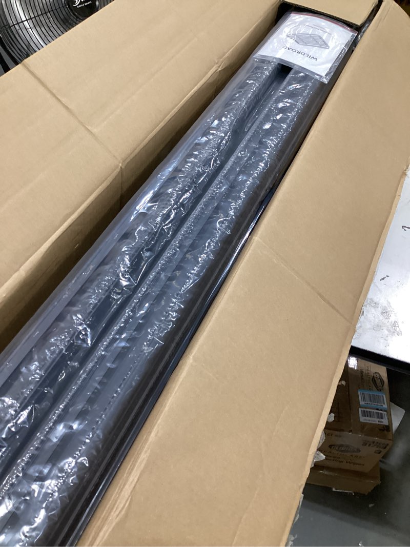 Condition photo showing Good Condition for wildroad aluminum roof platform, 71" x 47" universal flat roof rack heavy duty roof rack platform with 10 sets eye bolt nut and t-screws anchoring kit fits for suv, truck 71" roof platform